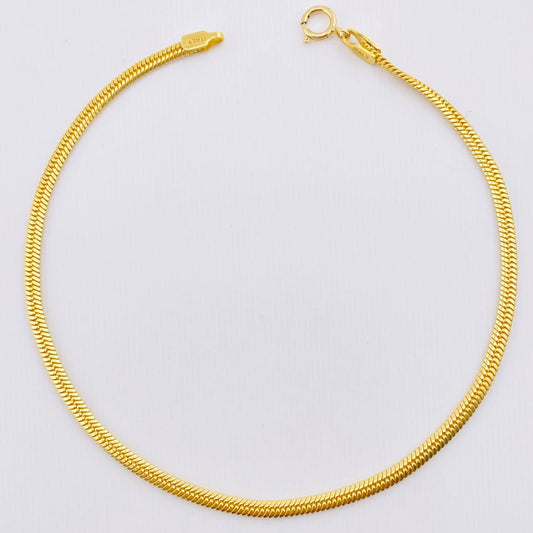 Pulso Serpiente 3.4gr / 18.5cm / 2.1mm Oro Amarillo +3 18K *