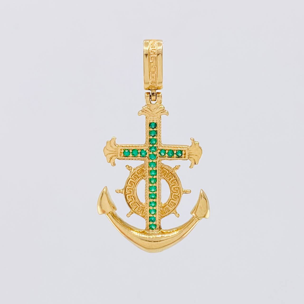 Dije Ancla Cruz 5.9g / 4.6cm Oro Amarillo 18K