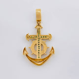 Dije Ancla Cruz 5.9g / 4.6cm Oro Amarillo 18K