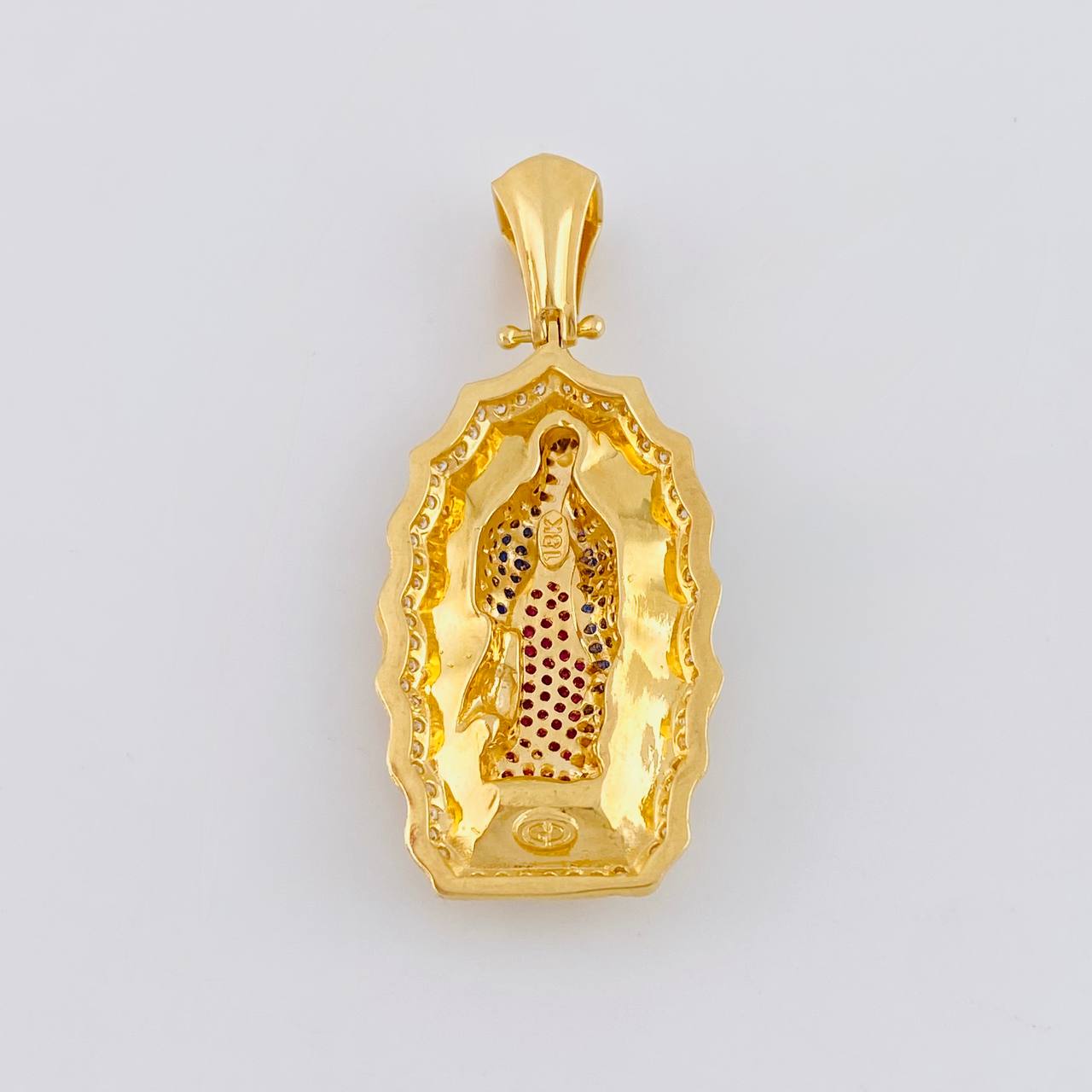 Dije Virgen de Guadalupe 14.6g / 5.2cm Oro Amarillo 18K