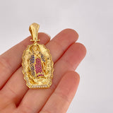 Dije Virgen de Guadalupe 14.6g / 5.2cm Oro Amarillo 18K