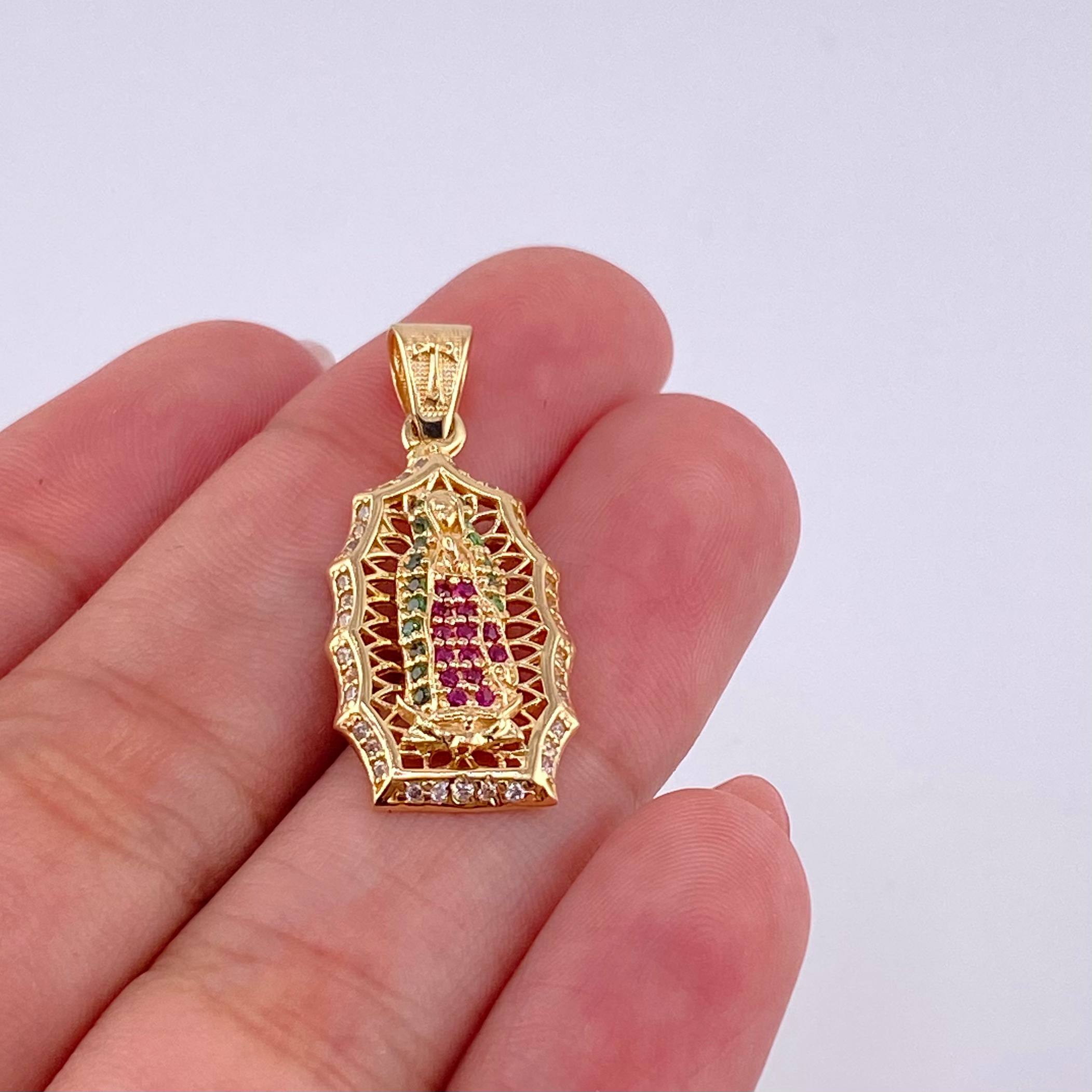 Dije Virgen de Guadalupe 4.85g / 3.6cm Oro Amarillo 18K