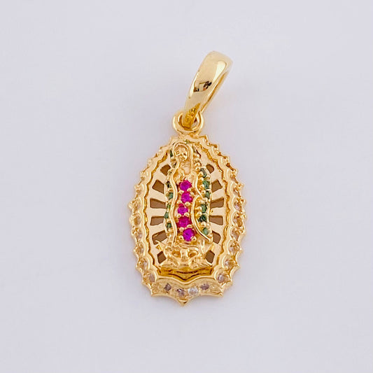 Dije Virgen de Guadalupe 2.7g / 2.5cm Oro Amarillo 18K