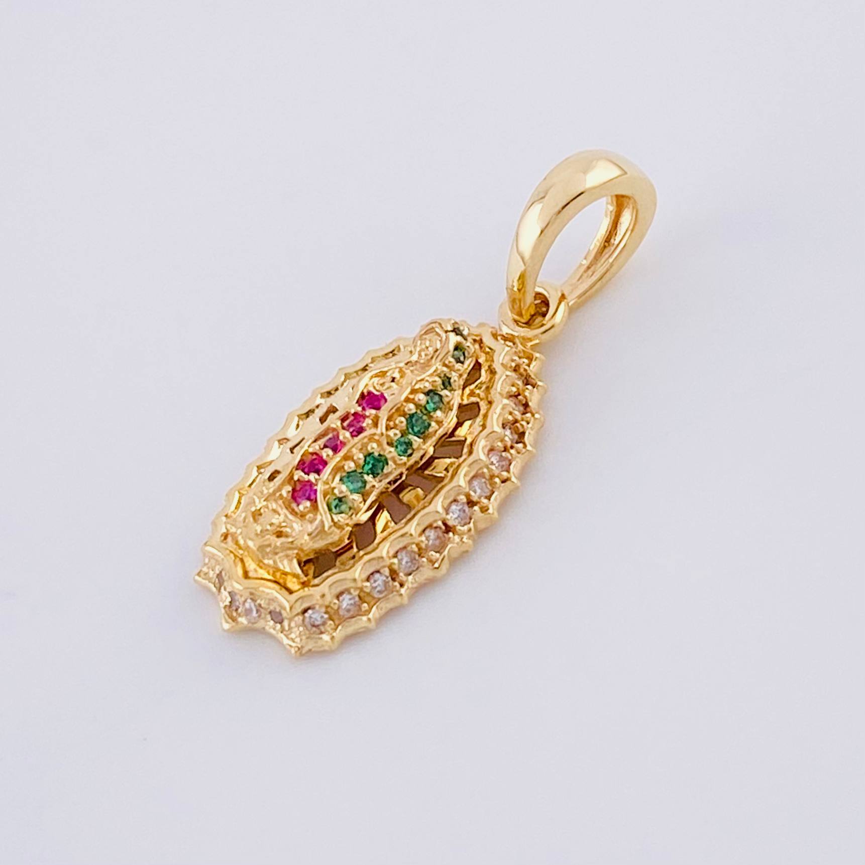 Dije Virgen de Guadalupe 2.7g / 2.5cm Oro Amarillo 18K
