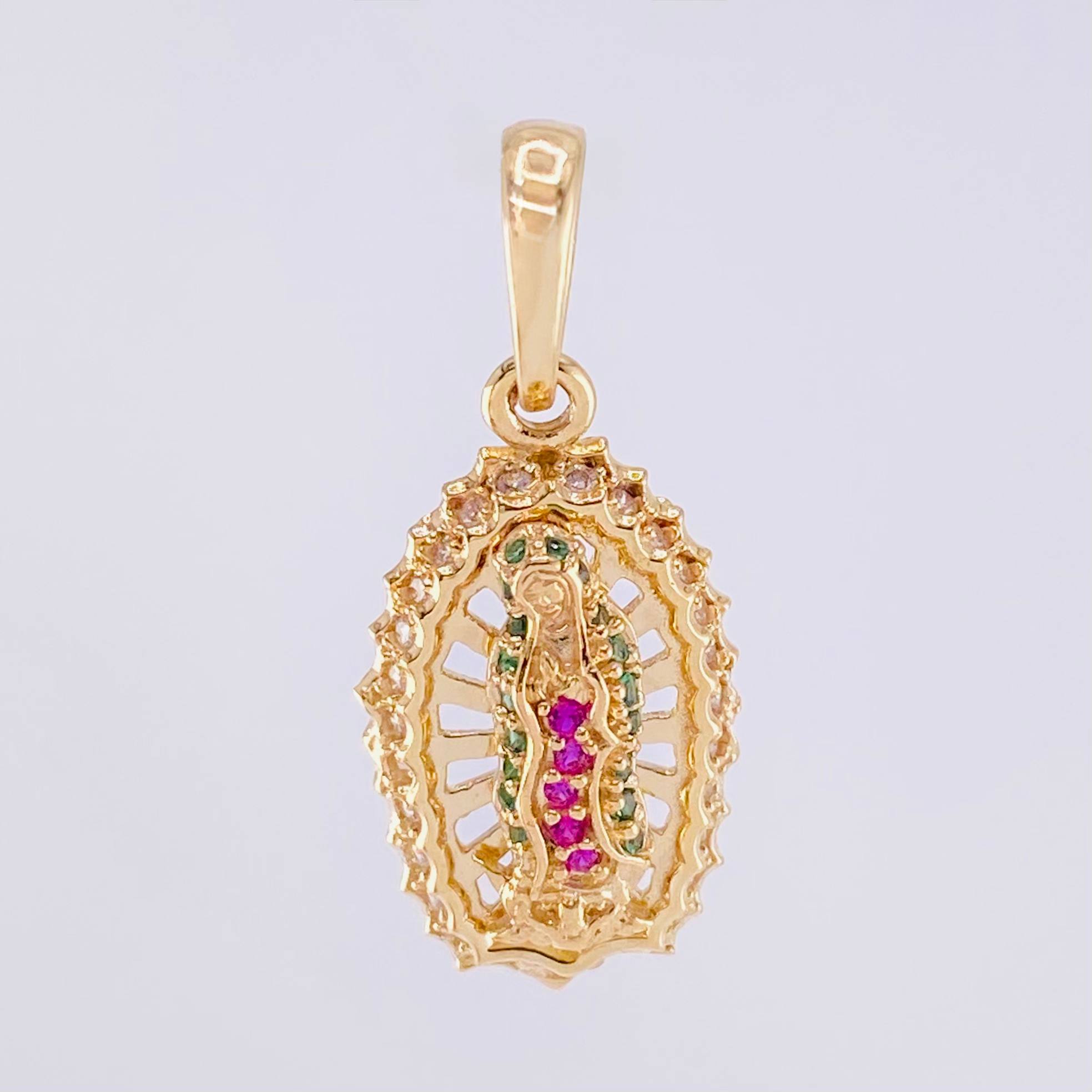 Dije Virgen de Guadalupe 2.7g / 2.5cm Oro Amarillo 18K