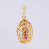 Dije Virgen de Guadalupe 2.7g / 2.5cm Oro Amarillo 18K