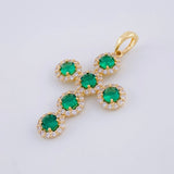 Dije Cruz Tupida 3.25g / 3.7cm Oro Amarillo 18K