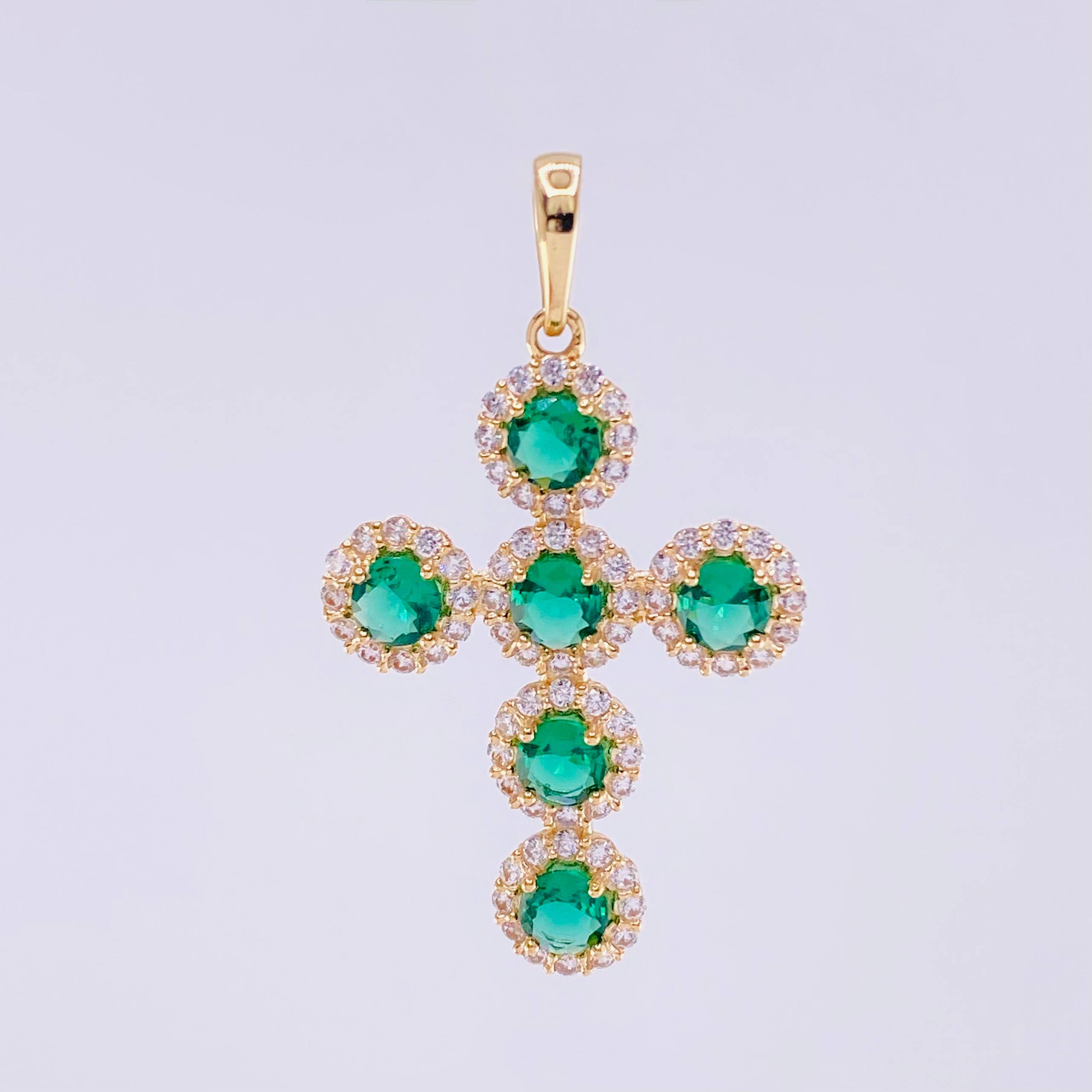Dije Cruz Tupida 3.25g / 3.7cm Oro Amarillo 18K