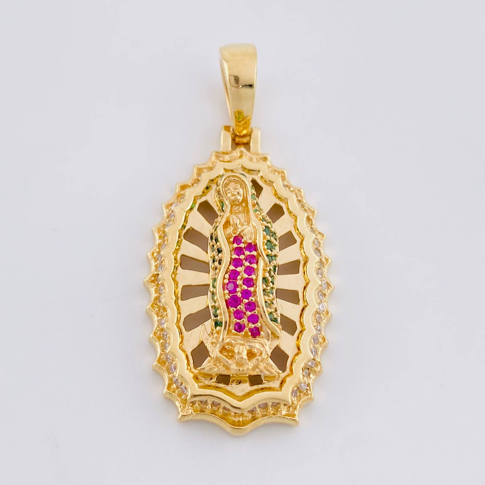 Dije Virgen de Guadalupe 9.55g / 4cm Oro Amarillo 18K