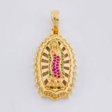 Dije Virgen de Guadalupe 9.55g / 4cm Oro Amarillo 18K