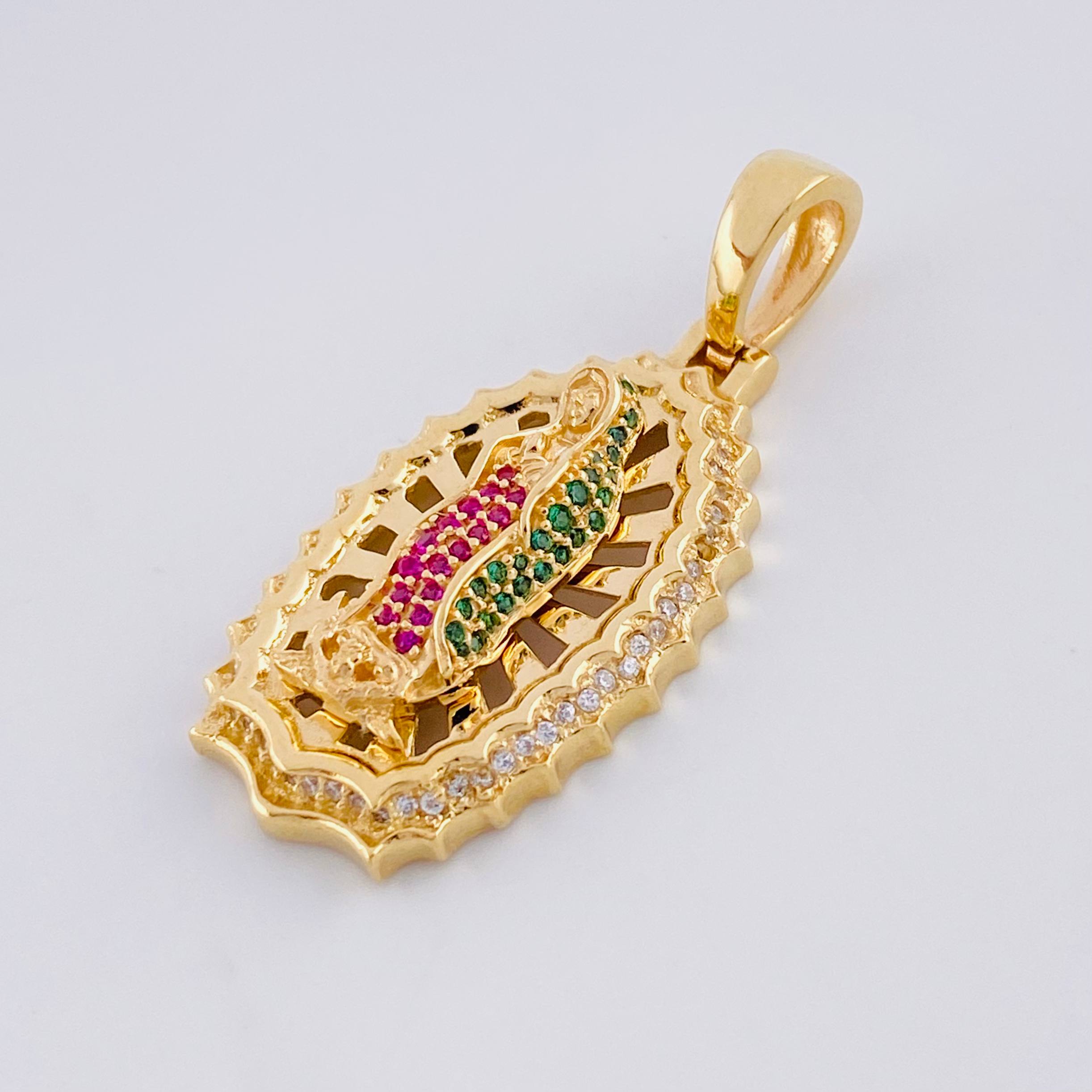 Dije Virgen de Guadalupe 9.55g / 4cm Oro Amarillo 18K