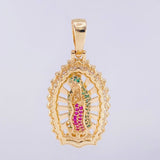 Dije Virgen de Guadalupe 9.55g / 4cm Oro Amarillo 18K