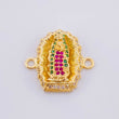 Herraje Virgen de Guadalupe 3.4g / 2.1cm Oro Amarillo 18K