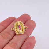 Herraje Virgen de Guadalupe 3.4g / 2.1cm Oro Amarillo 18K