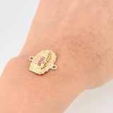 Herraje Virgen de Guadalupe 3.4g / 2.1cm Oro Amarillo 18K