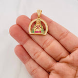Dije Medalla Virgen de Guadalupe 4.1g / 2.8cm Oro Amarillo 18K