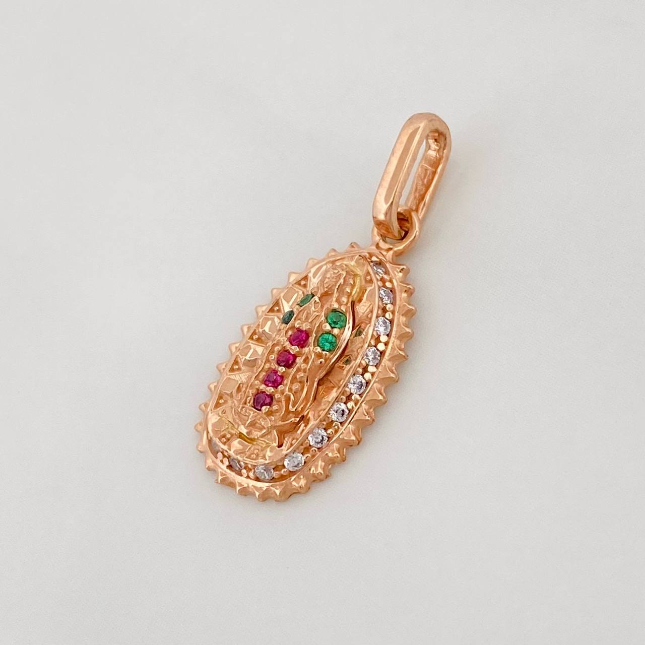 Dije Virgen de Guadalupe 1.45g / 2.2cm Oro Rosa 18K