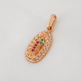 Dije Virgen de Guadalupe 1.45g / 2.2cm Oro Rosa 18K