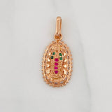 Dije Virgen de Guadalupe 1.45g / 2.2cm Oro Rosa 18K