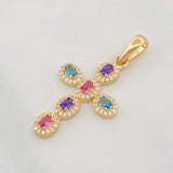 Dije Cruz Tupida 2g / 3cm Oro Amarillo 18K