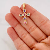Dije Cruz Tupida 2g / 3cm Oro Amarillo 18K