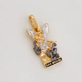 Dije San Miguel Arcángel 1.75g / 2cm Tres Oros 18K
