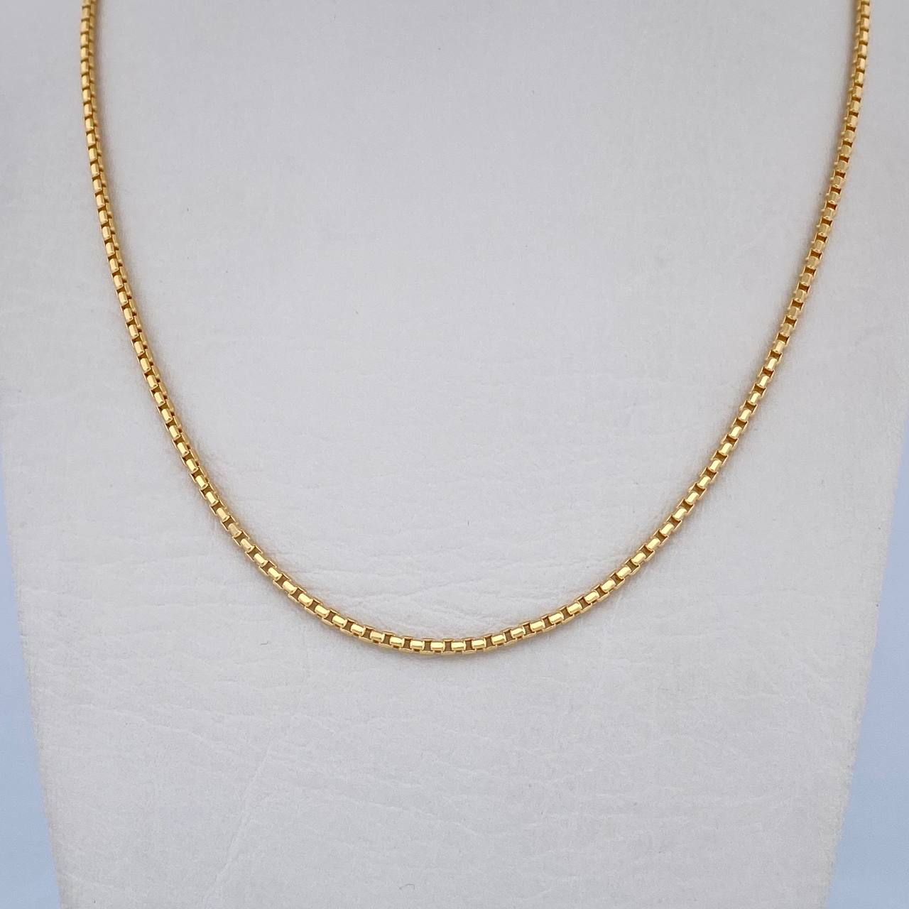 Cadena Veneciana 4.7gr / 44.7cm / 1.5mm Oro Amarillo +3 18K $