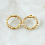 Topos Aro Reticulado  1.8gr / 2.4cm / Oro Amarillo +4 18K