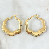 Candongas Coral Marina 5gr / 4cm / Oro Amarillo +4 18K