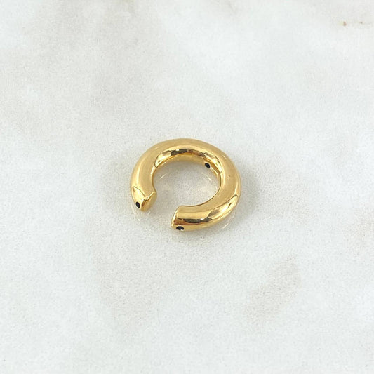 Piercing Earcuff Liso 1.3gr / 2cm / Oro Amarillo +4 18K ©
