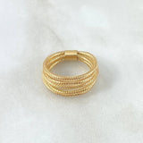 Anillo Guaya Multiple 1.4 g / T9 Oro Amarillo 18K