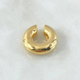 Piercing Earcuff Liso 2.2gr / 2.6cm / 7.9mm Oro Amarillo +4 18K (Joya) ©