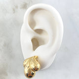 Topos Flor Delis Abultada 3.1gr / 2cm / Oro Amarillo +4 18K *