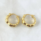 Candongas Nube Secuencial 4.15gr / 2.4cm / Oro Amarillo +4 18K