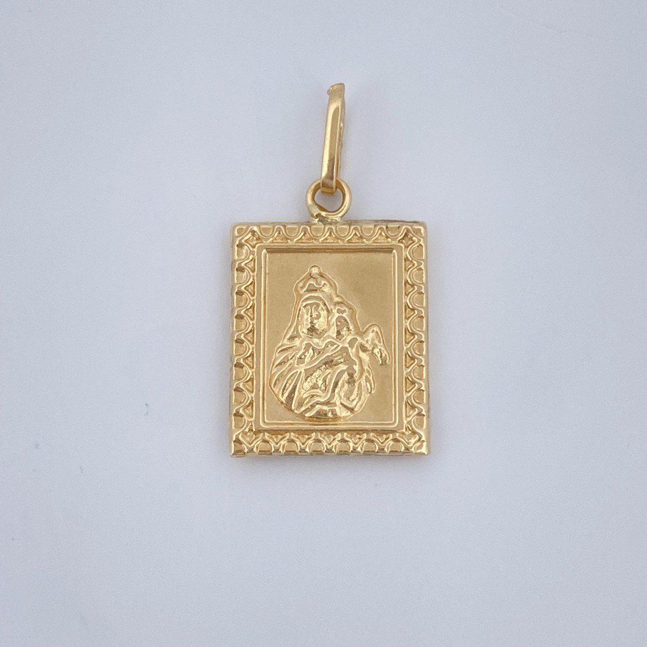 Dije Virgen del Carmen - Cristo 0.8gr / 2cm / Oro Amarillo 18K &