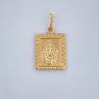 Dije Virgen del Carmen - Cristo 0.8gr / 2cm / Oro Amarillo 18K &