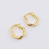 Candongas Azir 1gr / 1.4cm / Oro Amarillo 18K *