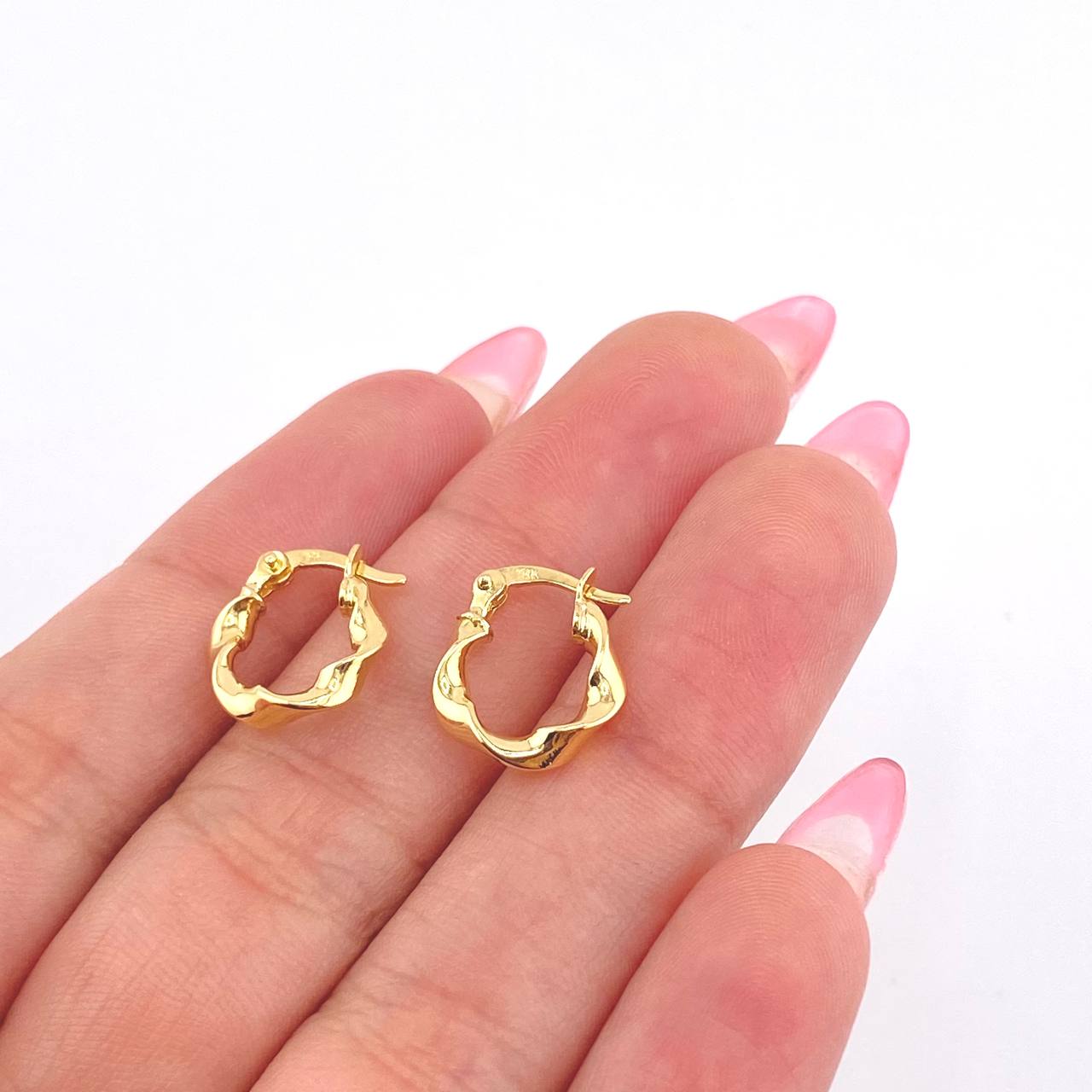 Candongas Azir 1gr / 1.4cm / Oro Amarillo 18K *