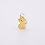 Dije Oso 0.15gr / 1.2cm / Oro Amarillo 18K
