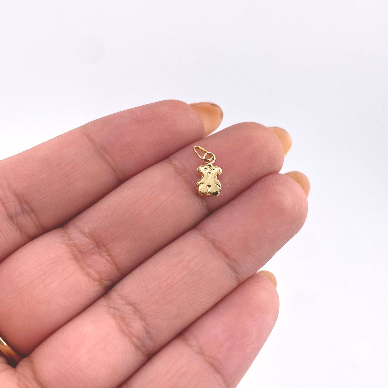 Dije Oso 0.2gr / 1.2cm / Oro Amarillo 18K