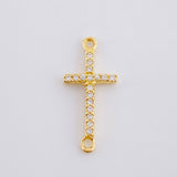 Herraje Cruz Tupida 0.6 g / 1.9 cm Oro Amarillo 18K
