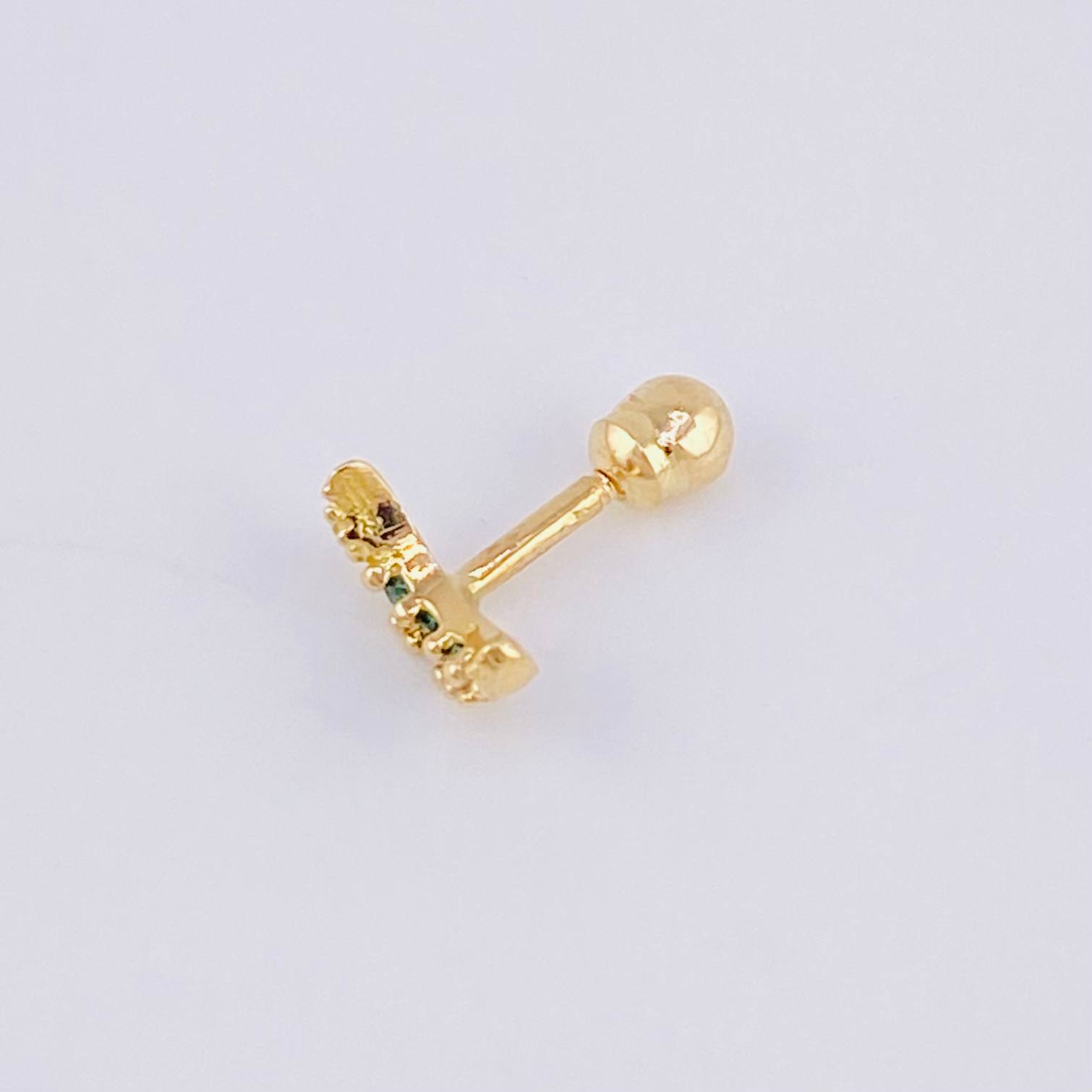Piercing Media Luna 0.4 g / 1 cm Oro Amarillo 18K