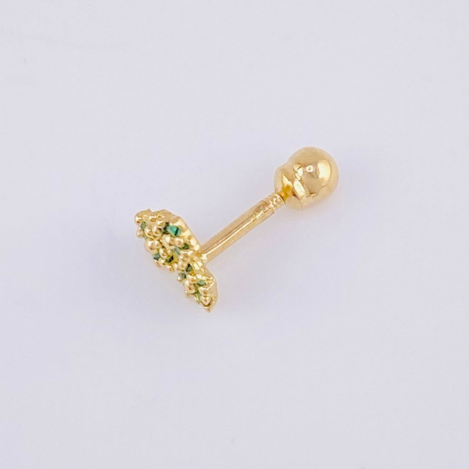 Piercing Trio De Estrellas 0.4 g / 1 cm Oro Amarillo 18K