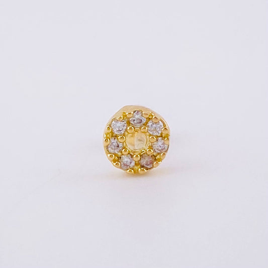 Piercing Aro Tupido 0.5 g / 1 cm Oro Amarillo 18K