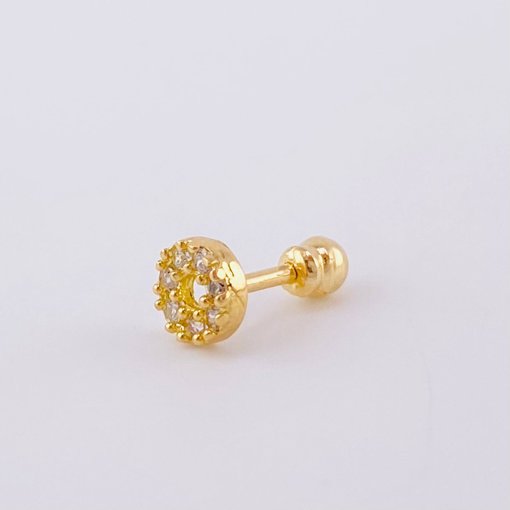 Piercing Aro Tupido 0.45 g / 1 cm Oro Amarillo 18K
