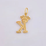 Dije Corona Letra K 1.9gr / 2.6cm / Oro Amarillo 18K