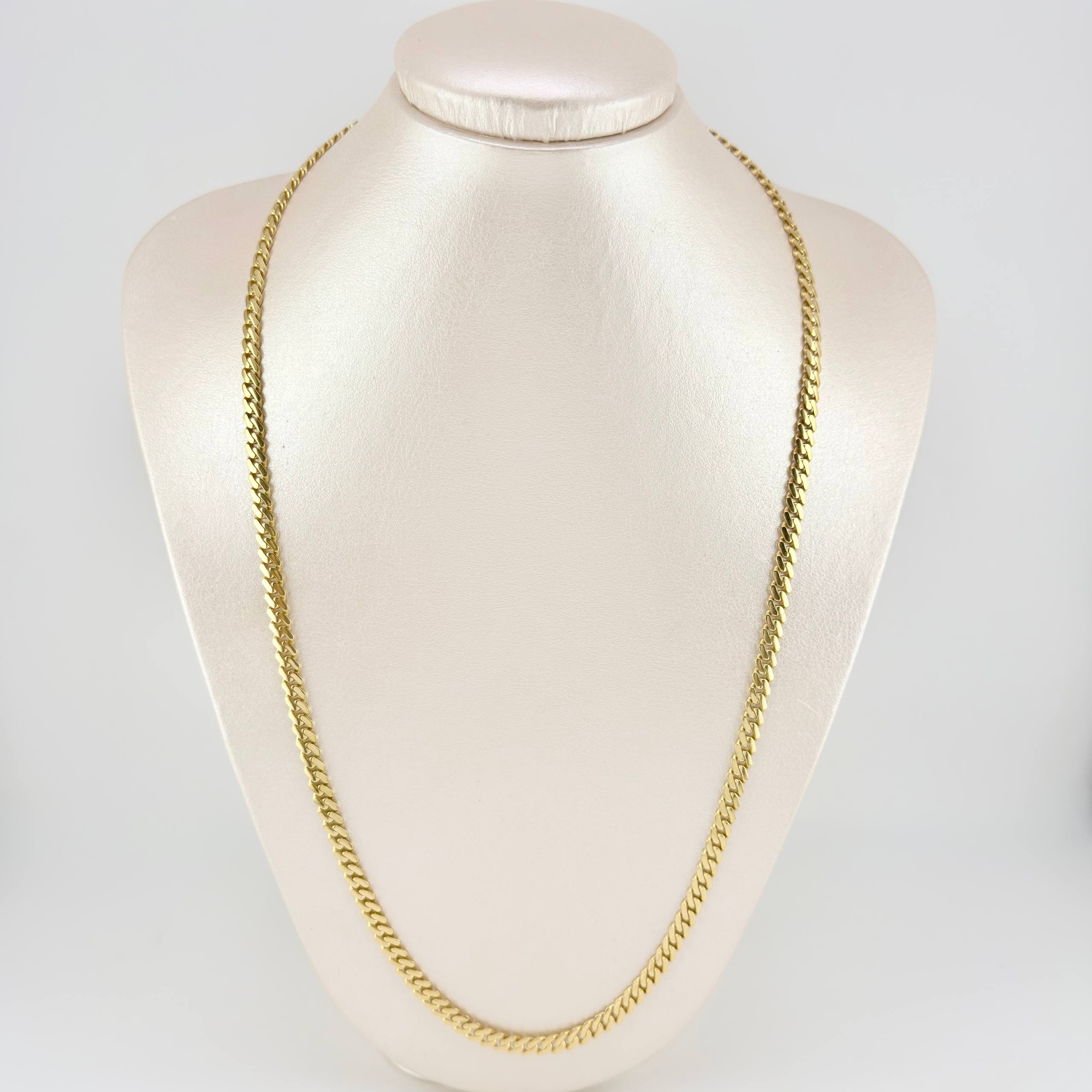 Cadena Cubana Monaco 19.2gr / 60cm / 5mm Oro Amarillo +4 18K ©