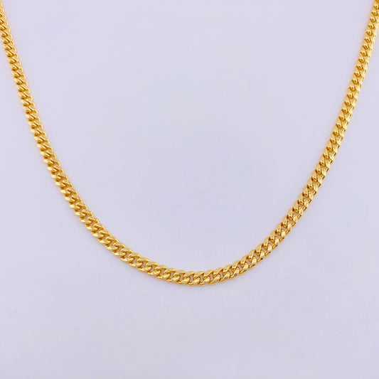 Cadena Cubana 9.1g / 60cm / 5.8mm Oro Amarillo 18K
