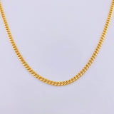 Cadena Cubana 9.1g / 60cm / 5.8mm Oro Amarillo 18K