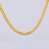 Cadena Cubana 9.1g / 60cm / 5.8mm Oro Amarillo 18K